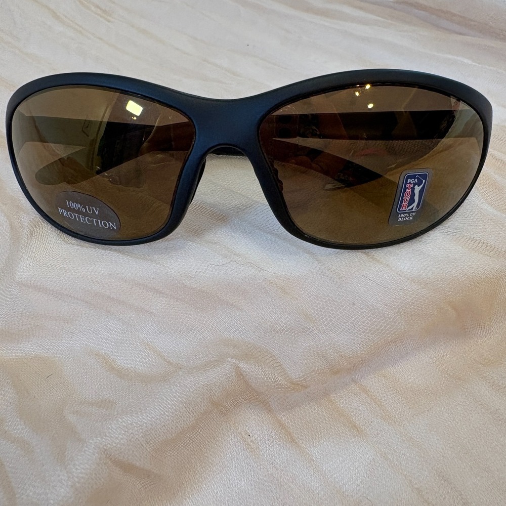 PGA Tour High‎ Contrast 100% UV Protection Sports Wrap Sunglasses PGA0678